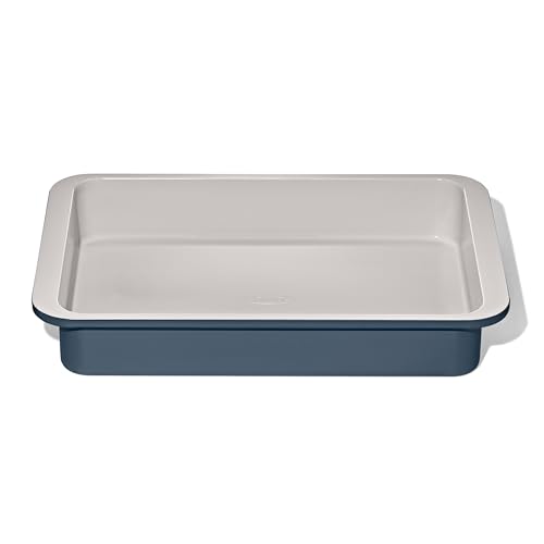 OXO Good Grips Non-Stick Pro Ceramic Coated Metal Bakeware 9&rdquo; x 13&rdquo; Cake Pan &ndash; Storm Blue