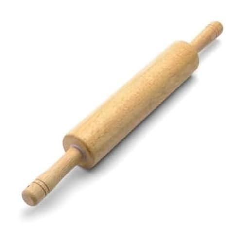 Classic Wood Rolling Pin, 18-Inch Hardwood