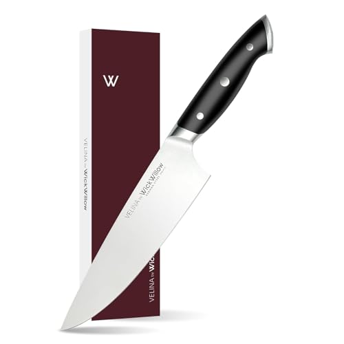 8 Inch Chef Knife &ndash; German High Carbon Steel, Full Tang Ultra Sharp Blade