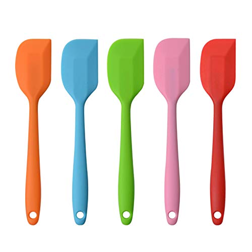 Silicone Spatulas, 5 Piece Set