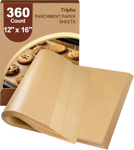 360 Count 12"x 16" Heavy Duty Parchment Paper Baking Sheets