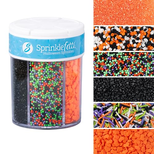 Sweets Indeed Halloween Sprinkles, Edible Sprinkle Mix, Pumpkin, Jimmies