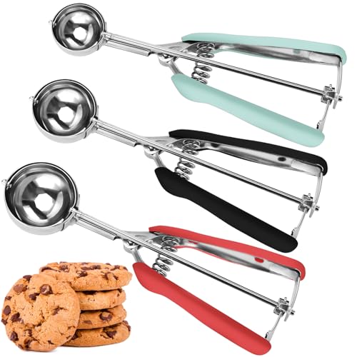 Cookie Scoop Set, Cookie Scoops for Baking Set of 3